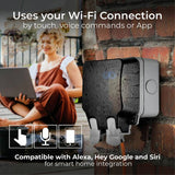 BG 2 gang smart outdoor switched socket grey, imported from the UK