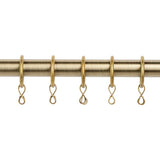 Argos Argos Home 20 Metal Curtain Rings Antique Brass- Buy online at McGrocer