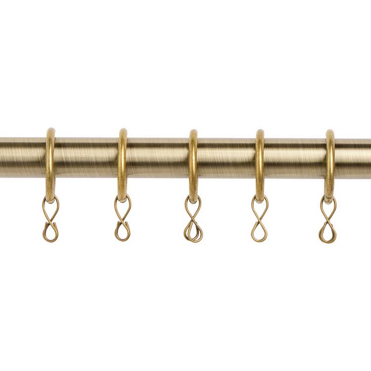 Argos Home curtain rings antique brass 20 pack - British product