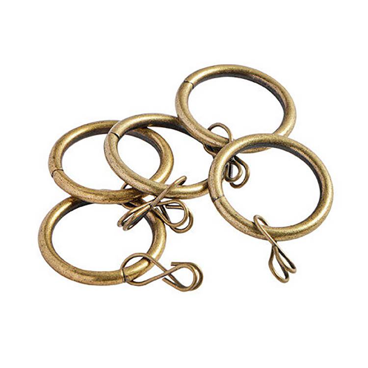 Argos Home curtain rings antique brass 20 pack - British product