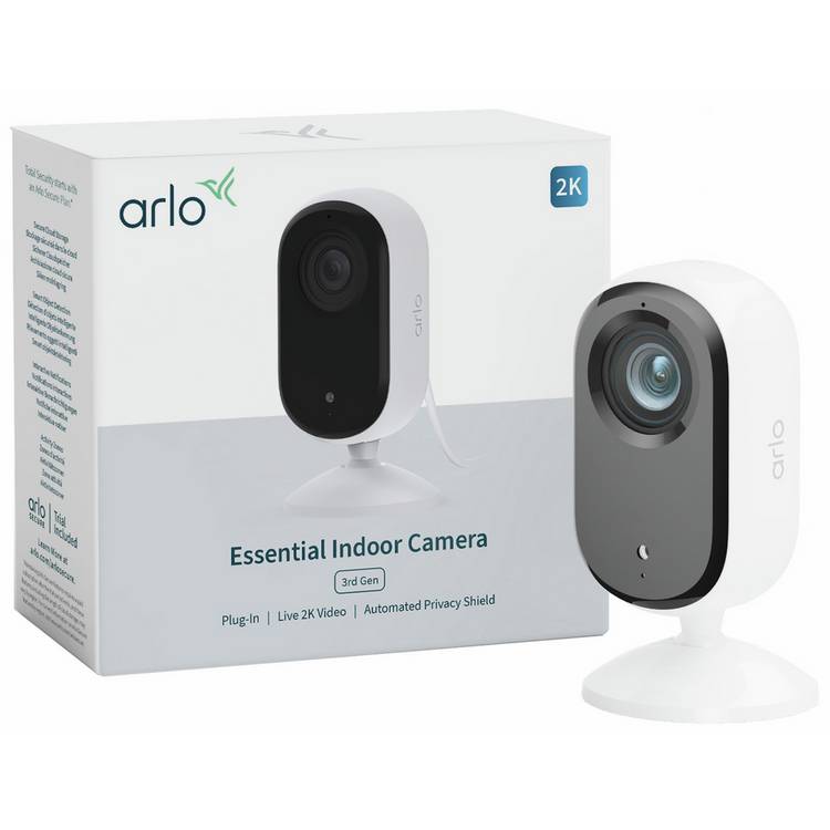 Arlo Essential 3 2K indoor security camera, UK version