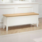 Argos Julian Bowen Davenport Shoe Storage Bench White & Oak- Buy online at McGrocer