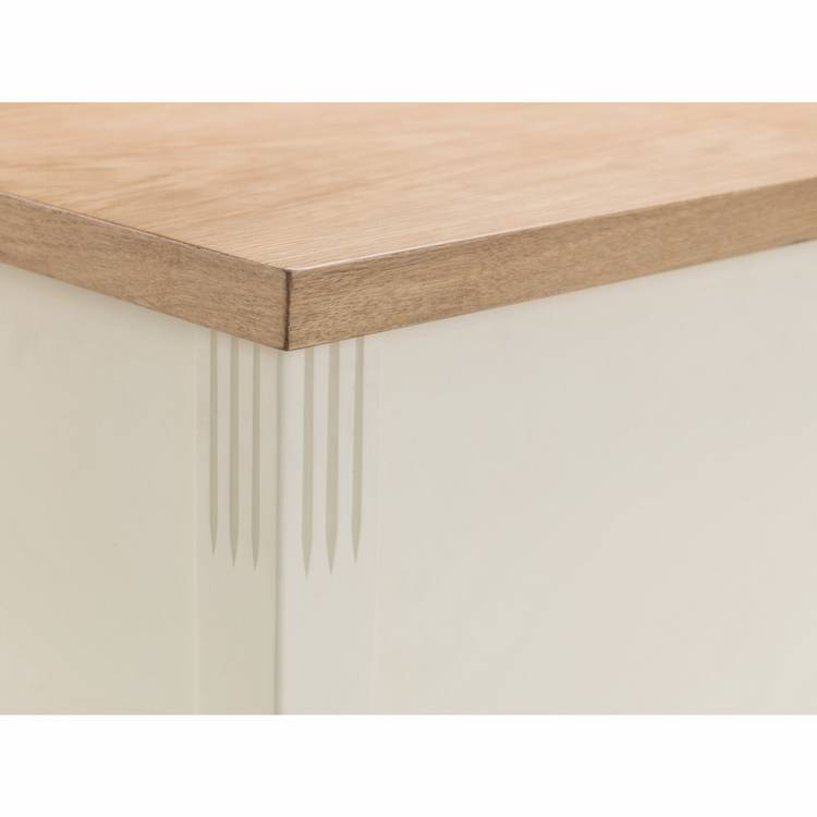 Julian Bowen Davenport shoe storage bench white oak finish (British brand)