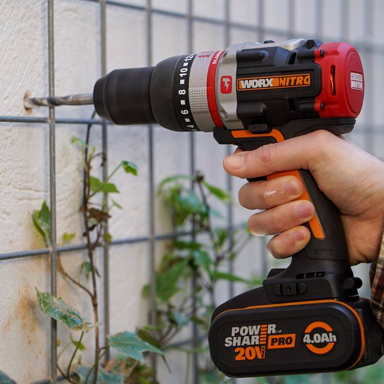 Worx WX354.9 cordless hammer drill 20V, UK version