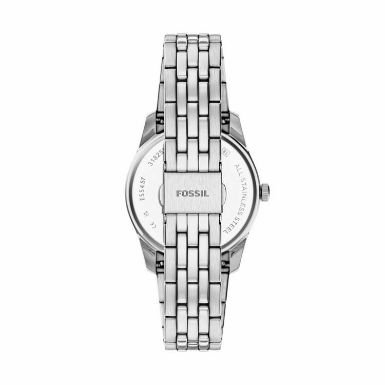 Fossil Scarlette blue dial stainless steel watch, imported from the UK