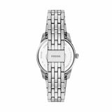 Fossil Scarlette blue dial stainless steel watch, imported from the UK