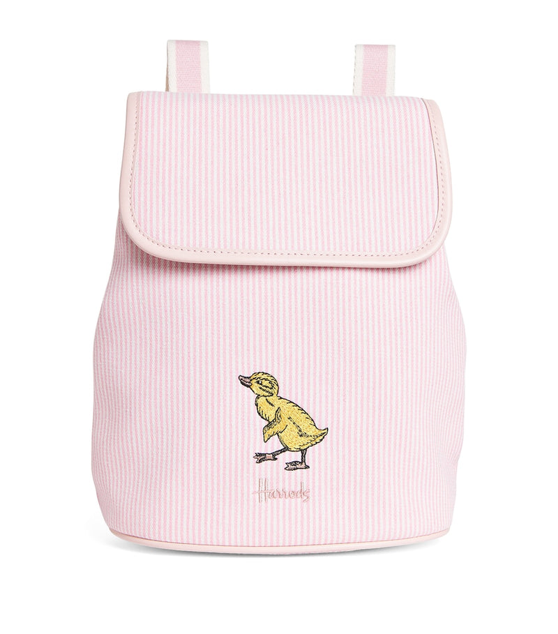 Harrods embroidered backpack with magnetic fastening, UK version