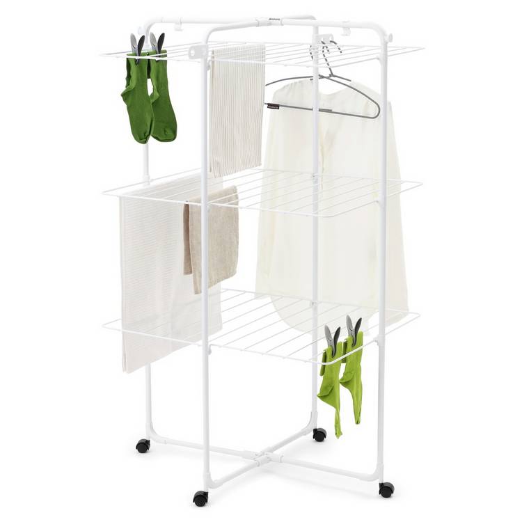 Brabantia 23m tower clothes airer white (British brand)