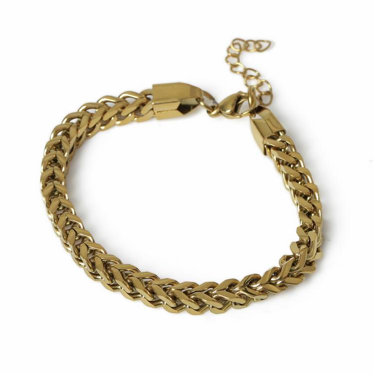 Uncommon Souls gold tone link chain bracelet 20cm (British brand)