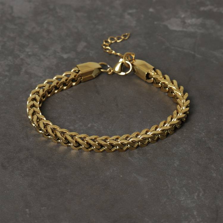 Uncommon Souls gold tone link chain bracelet 20cm (British brand)