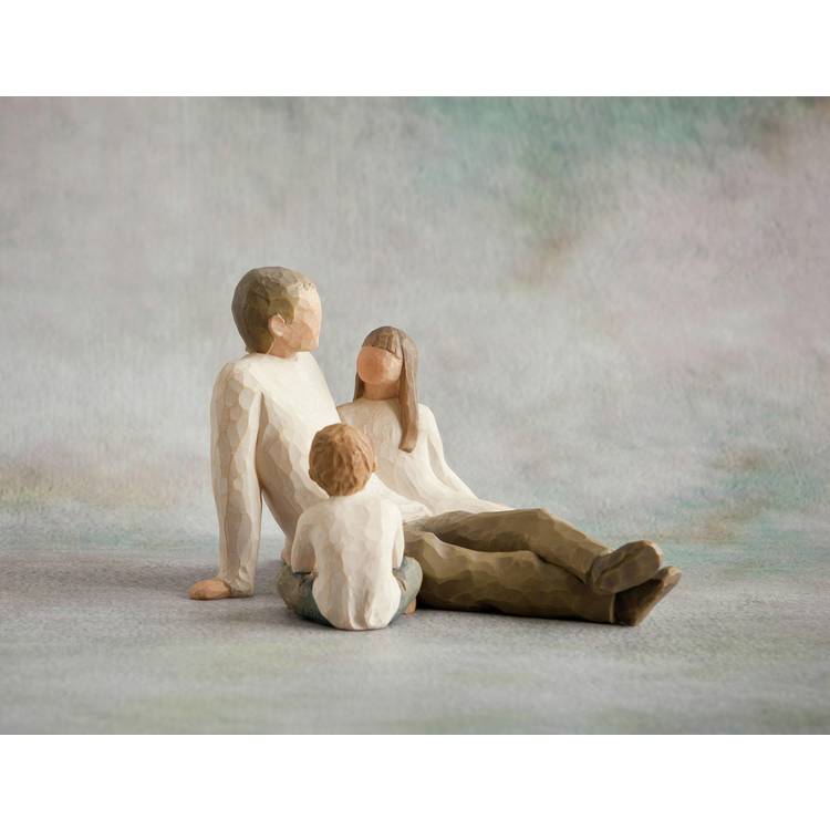 Willow Tree Father and Daughter figurine 11.5cm (British brand)