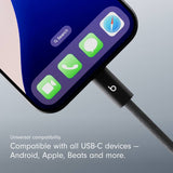 Beats charging cable Bolt Black 3m, imported from the UK