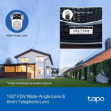 Tapo TC47 outdoor dual lens security camera - British product