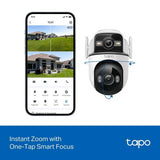 Tapo TC47 outdoor dual lens security camera - British product