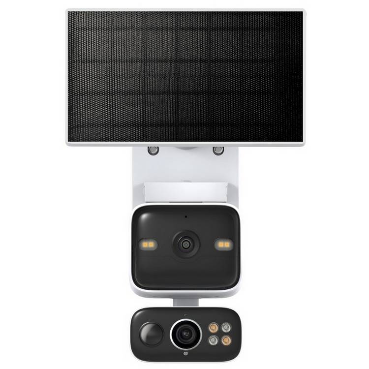 Tapo TC93D solar dual-lens security camera kit, imported from the UK