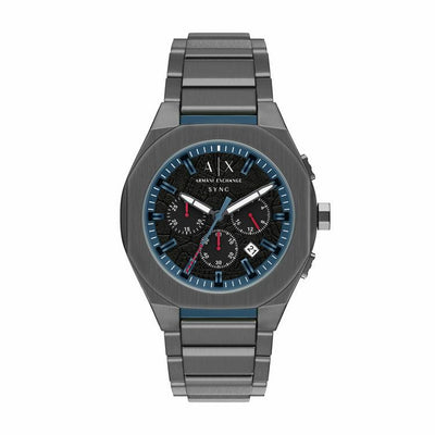 Argos Armani Exchange Men's AX4295 Gunmetal Stainless Steel Watch- Buy online at McGrocer