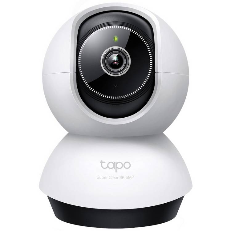 Tapo TC74 3K pan/tilt AI security camera (British brand)