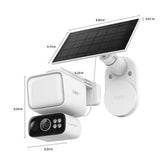 Tapo TC50 2K solar-powered floodlight security camera - British product