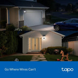 Tapo TC50 2K solar-powered floodlight security camera - British product
