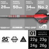 Target Darts Nathan Aspinall Generation 2 darts 24g - British product