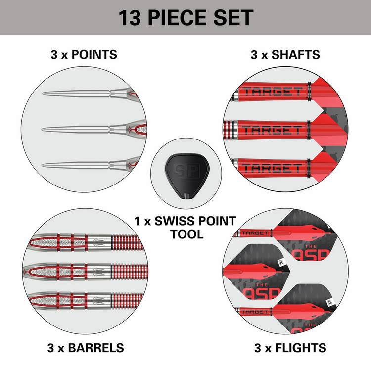 Target Darts Nathan Aspinall Generation 2 darts 24g - British product