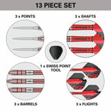 Target Darts Nathan Aspinall Generation 2 darts 24g - British product