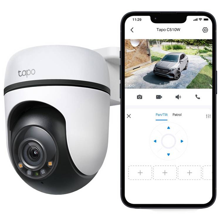 TP-Link Tapo C510W 2K twin pack security camera, imported from the UK