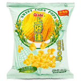 Oishi sweet corn puff snack in corn flavour, UK version