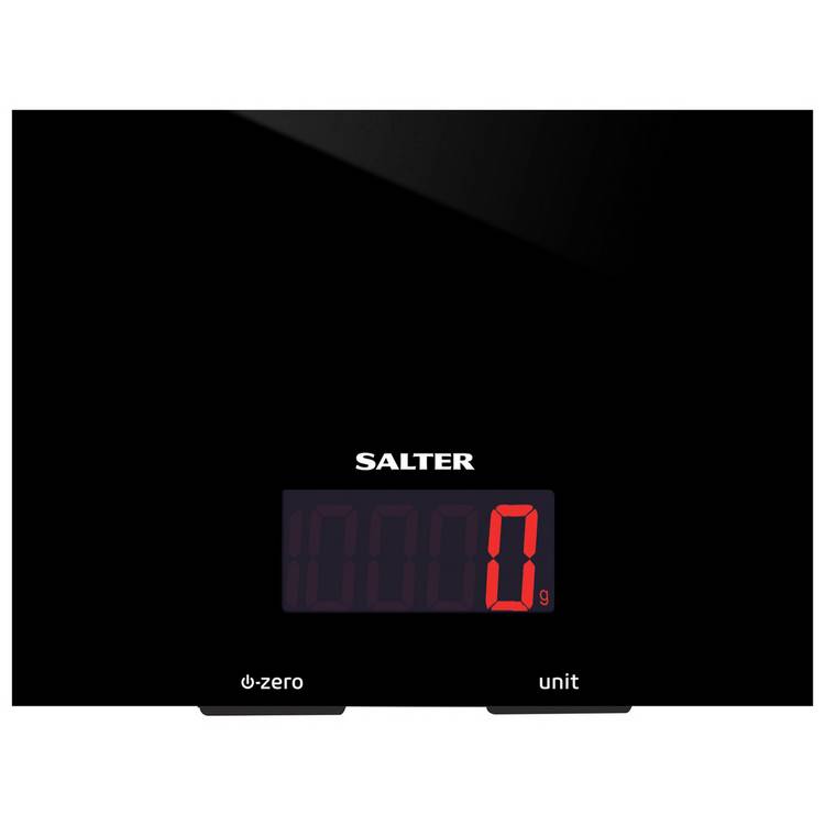 Salter black digital kitchen scale 10kg (British brand)