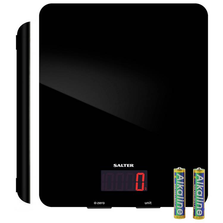 Salter black digital kitchen scale 10kg (British brand)
