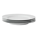 Argos Home set of 4 super white porcelain dinner plates 27cm (British brand)