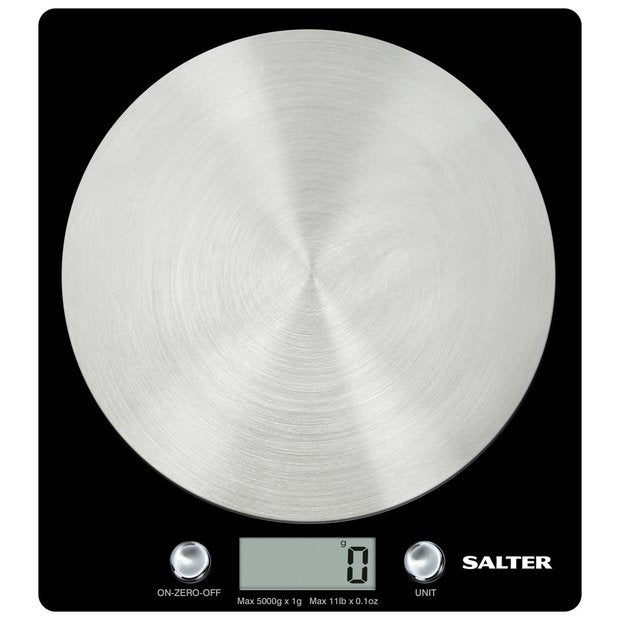 Salter electronic kitchen scale black, imported from the UK