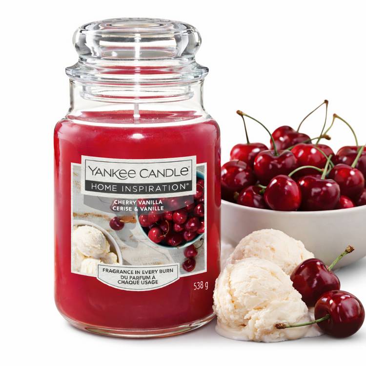 Yankee Candle scented candle Cherry Vanilla large (British brand)