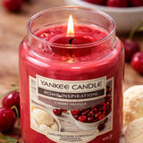 Yankee Candle scented candle Cherry Vanilla large (British brand)