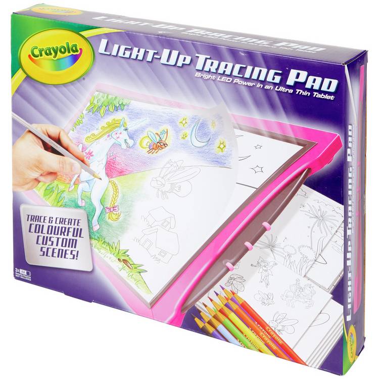 Crayola Light Up Tracing Pad with LED surface - British product