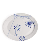 Harrods Royal Copenhagen Blue Fluted Mega Oval Serving Dish (34cm)- Buy online at McGrocer