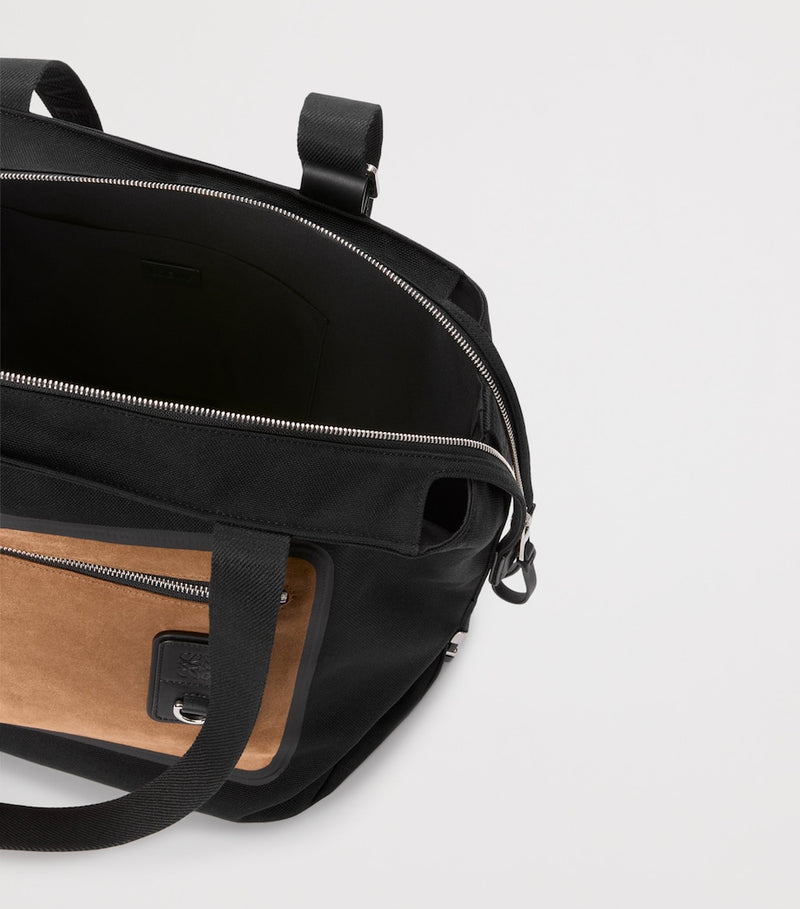 LOEWE calfskin-patch Flex tote bag, imported from the UK