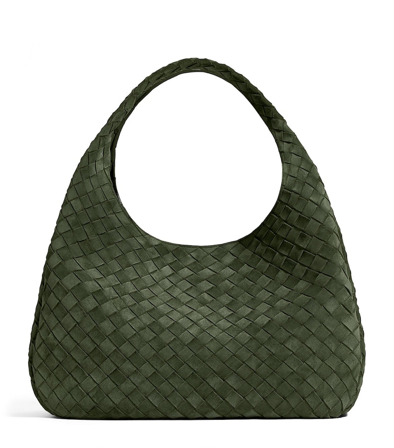 Bottega Veneta large suede Campana shoulder bag, UK version