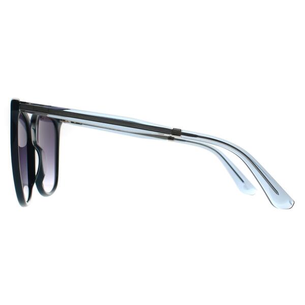Calvin Klein CK23500S blue gradient round sunglasses, imported from the UK