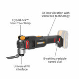 Worx 20V cordless oscillating multi tool - British product