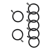 Argos Argos Home Metal Curtain Rings - Matte Black Pack of 20- Buy online at McGrocer