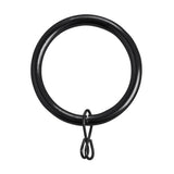 Argos Home curtain rings matte black pack of 20 - British product