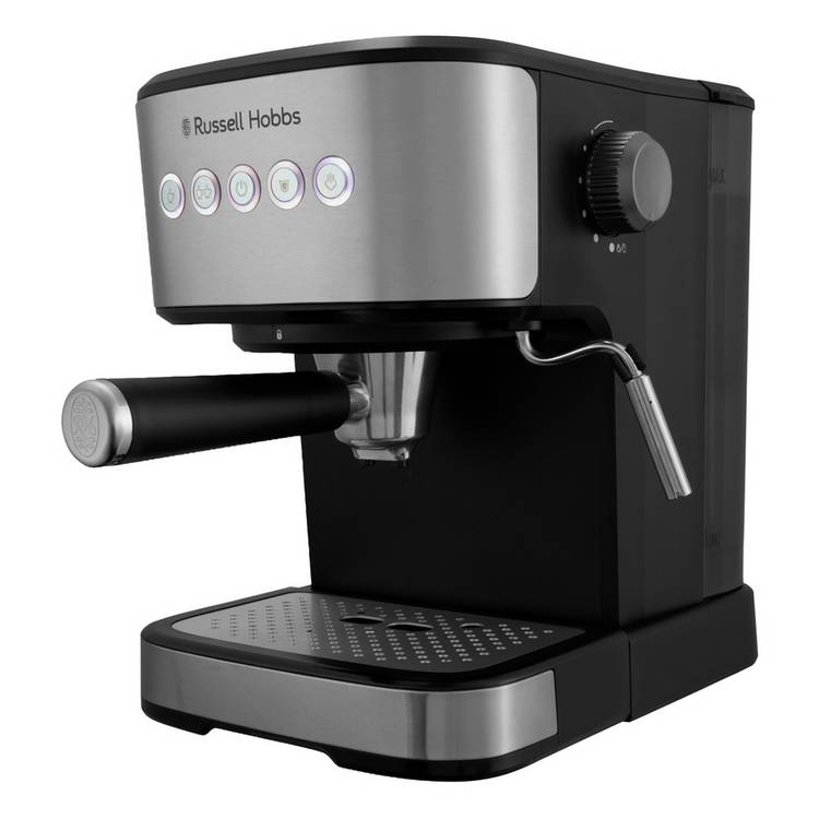 Russell Hobbs Everyday Espresso machine stainless steel, imported from the UK