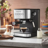 Russell Hobbs Everyday Espresso machine stainless steel, imported from the UK