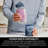 Ninja Blast Max portable blender navy 570ml, imported from the UK