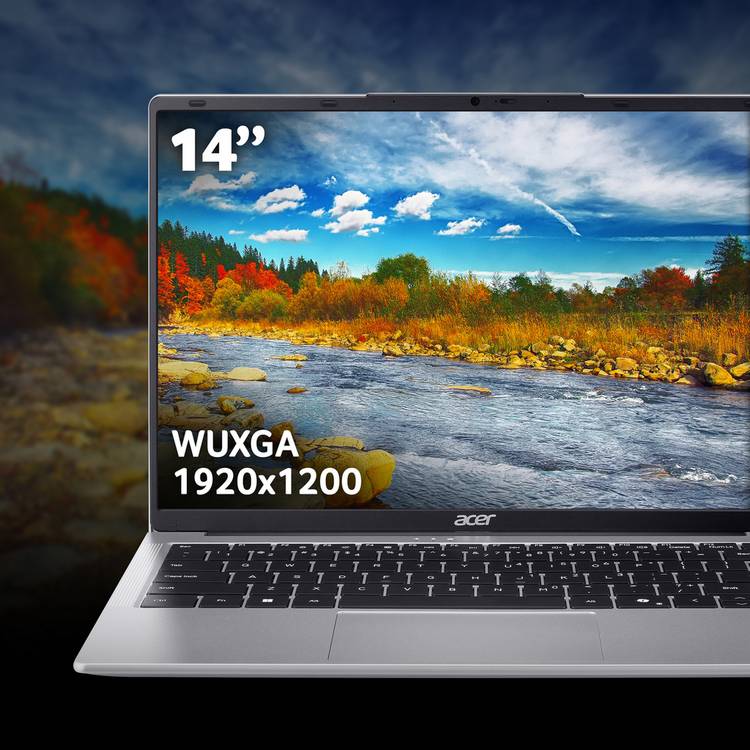 Acer Aspire Lite laptop silver 14 inch (British brand)