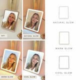 Sensse Glow Up LED mirror warm grey 36cm, UK version