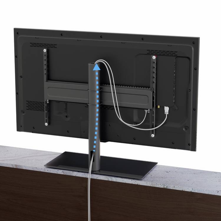 AVF black TV stand up to 77 inch - British product