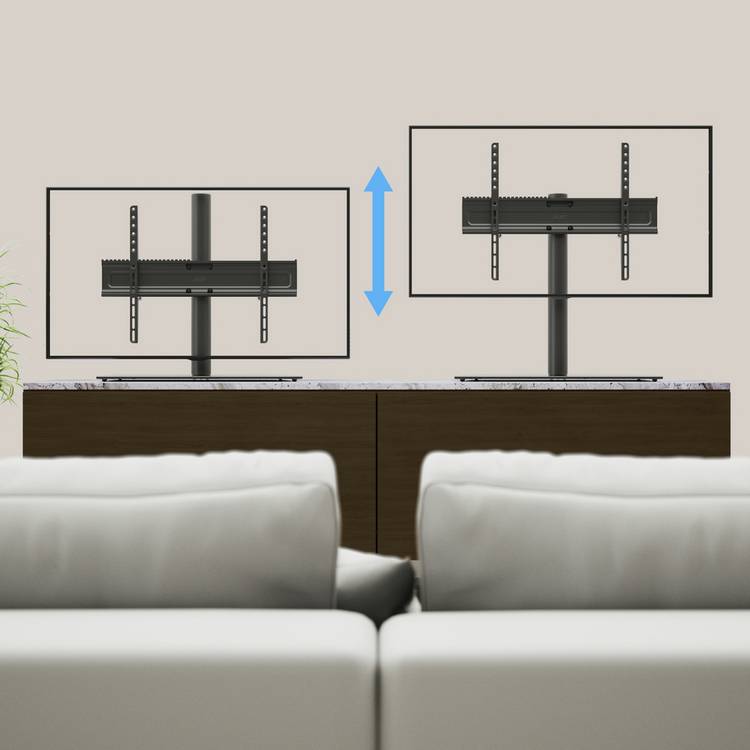AVF black TV stand up to 77 inch - British product
