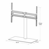AVF black TV stand up to 77 inch - British product